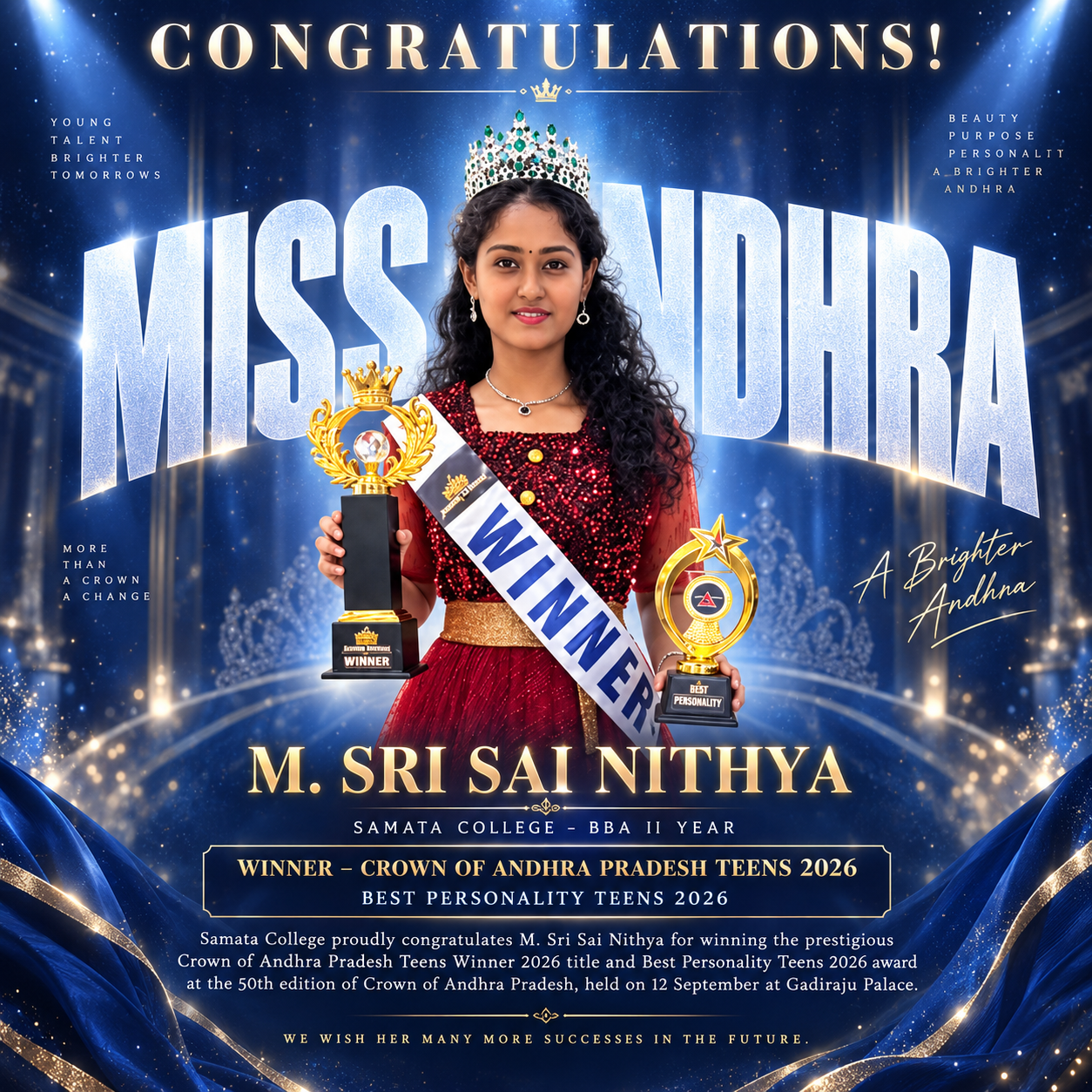 P. Tejaswani and her athletics achievement