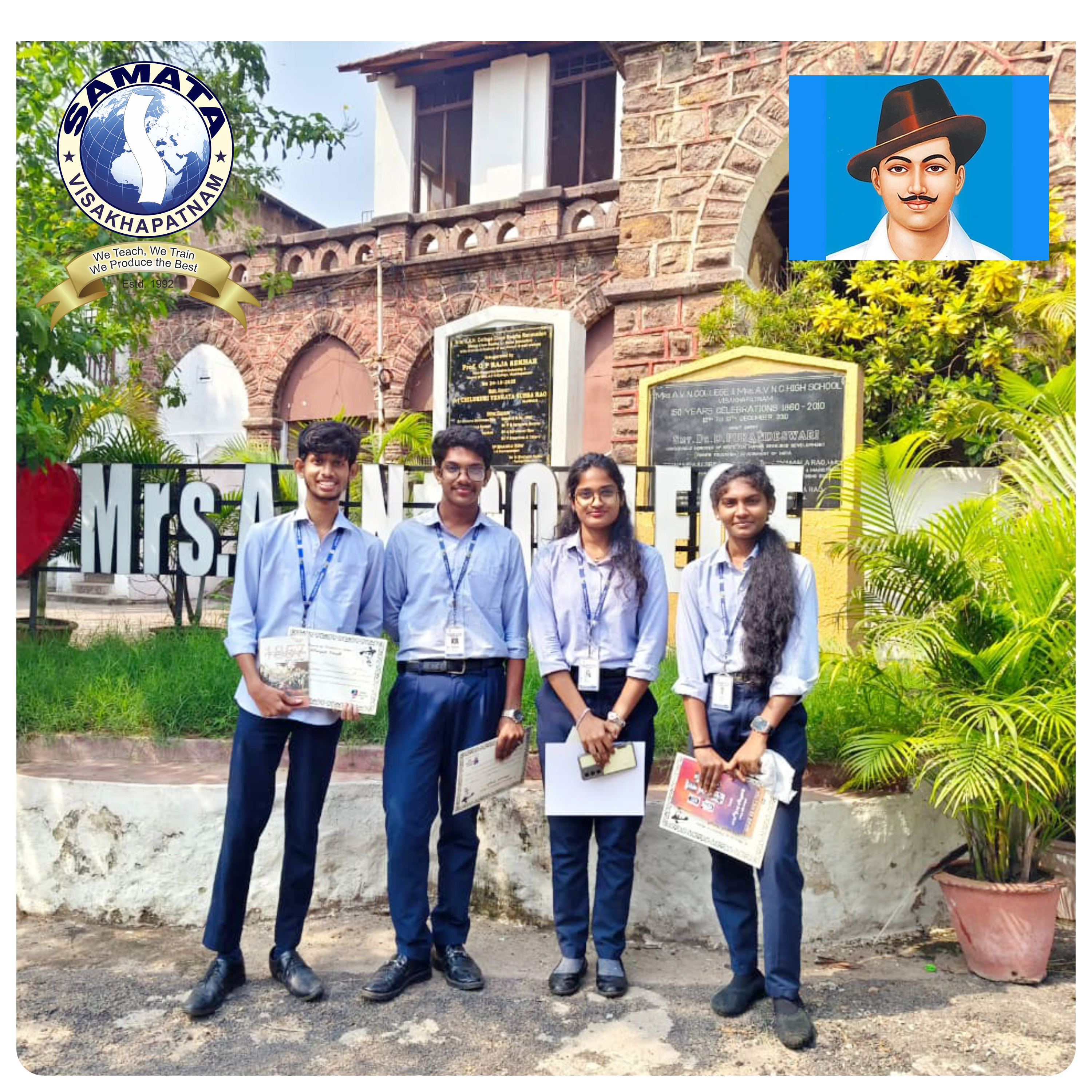 Samata students participating in competitions organized by Disha Foundation